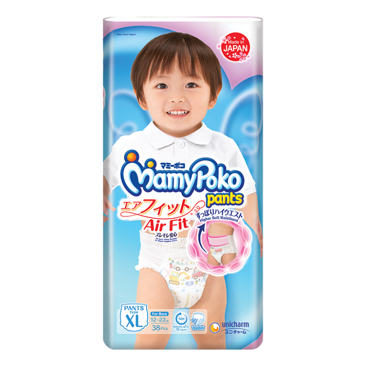 MamyPoko Pants Air Fit Diaper / XL / Boy
