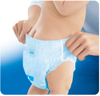 Easy-to-wear Pants-type Diaper!